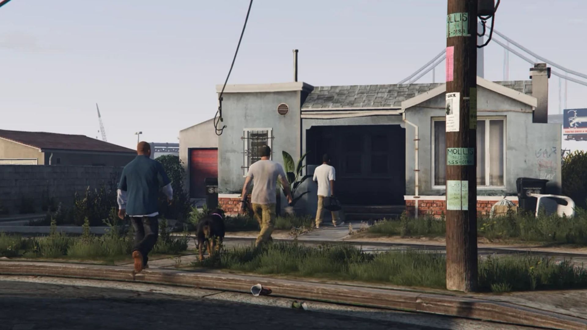 Two San Andreas characters lookalikes appear as GTA 5 Easter eggs (Image via Rockstar Games)